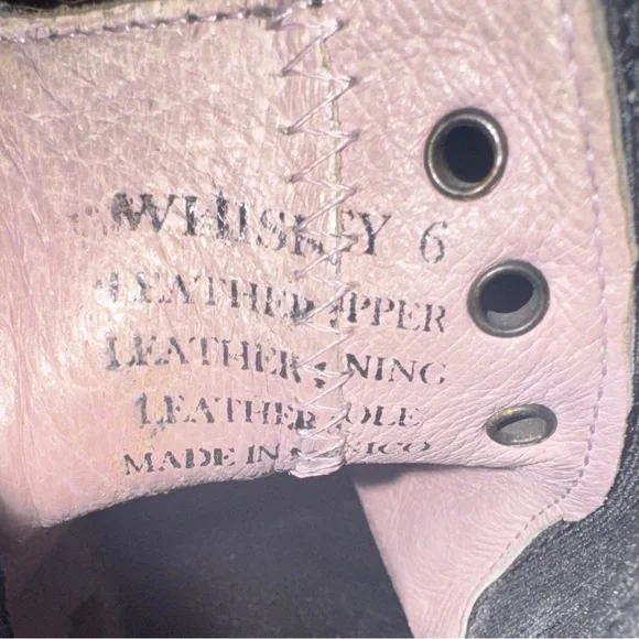 Freebird | Whiskey Black Leather Harness Ankle Boots Moto Size 6 - Picture 11 of 12